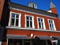 Colorful old traditional houses Denmark