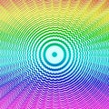 Colorful Optical illusion abstract digital spiral pattern design background