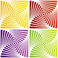 Colorful optical illusion