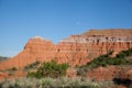 Colorful Orange Mountain in the Desert Royalty Free Stock Photo