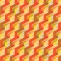 Colorful orange and yellow abstract geometric background and pattern