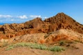 Fairy Tale rainbow canyon Skazka in Kyrgyzstan