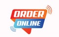 Colorful Order Online button.Order Online button vector illustration eps10