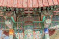 Colorful oriental gate at Buddhist temple