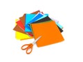 Colorful origami paper Royalty Free Stock Photo