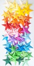 Colorful Origami Stars