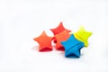 Colorful Origami Stars