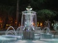 Colorful Outdoor Fountain