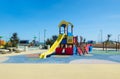 Colorful outdoor playground near Europa Point, Gibraltar Royalty Free Stock Photo