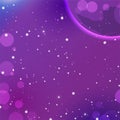 Colorful outer space background. Vector astrology mystic illustration