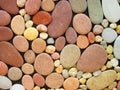 Colorful natural stones abstract