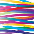 Colorful overlay ribbons abstract background. Royalty Free Stock Photo