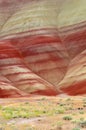 Colorful painted hills and layers of soil, Oregon Royalty Free Stock Photo