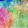 Colorful painted scratched background