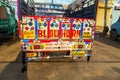 Colorful painted truck