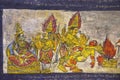 Colorful paintings on ceiling wall of the Brihadishvara Temple, Thanjavur, Tamil Nadu, India Royalty Free Stock Photo