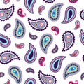 Colorful paisley pattern. Decorative ornament design.