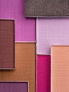 Eyeshadow palette background. Royalty Free Stock Photo