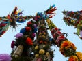 Colorful palms - Polish Easter tradition Royalty Free Stock Photo