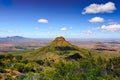 Bizarre landmark mountain in the Valley of Desolation, Graaff Reinet, Karoo, Camdeboo, South Africa Royalty Free Stock Photo