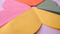 Colorful Paper art and craft background Royalty Free Stock Photo