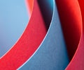 Colorful paper curve