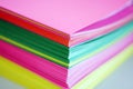 Colorful paper folder Royalty Free Stock Photo