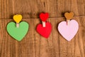 Colorful paper heart Royalty Free Stock Photo