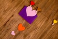 Colorful paper heart Royalty Free Stock Photo