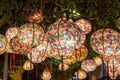 Colorful paper lanterns on the streets of Hoi An, Vietnam Royalty Free Stock Photo