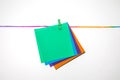 Colorful Paper Note Royalty Free Stock Photo