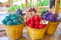 Paper pulp balls, Poopoopaper park, Chiang Mai, Thailand