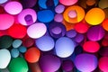 Colorful scrolls of paper Royalty Free Stock Photo