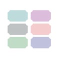 COLORFUL PAPER TAGS LABELS
