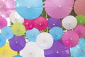 Colorful paper umbrella Royalty Free Stock Photo