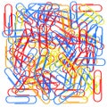 Colorful Paperclips. 3d Rendering