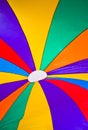 Colorful parachute as background Royalty Free Stock Photo