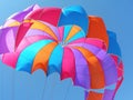 Colorful Parachute Background Royalty Free Stock Photo
