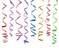 Colorful party streamers