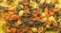 Colorful pasta background Royalty Free Stock Photo