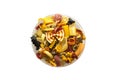 Colorful pasta mix Royalty Free Stock Photo