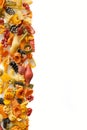 Colorful pasta mix Royalty Free Stock Photo