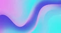 Colorful pastel abstract wave background with smooth flowing gradients Royalty Free Stock Photo