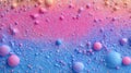 Colorful pastel bubbles forming gradient texture of pink and blue shades Royalty Free Stock Photo
