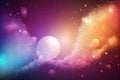 colourful pastel and glow particle abstract background