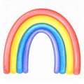 Colorful Pastel Rainbow Arch Illustration Royalty Free Stock Photo