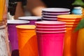 Colorful Pastic Cups