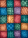 Colorful patchwork pattern