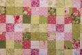 A colorful patchwork quilt Royalty Free Stock Photo