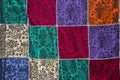 Colorful patchwork quilt Royalty Free Stock Photo